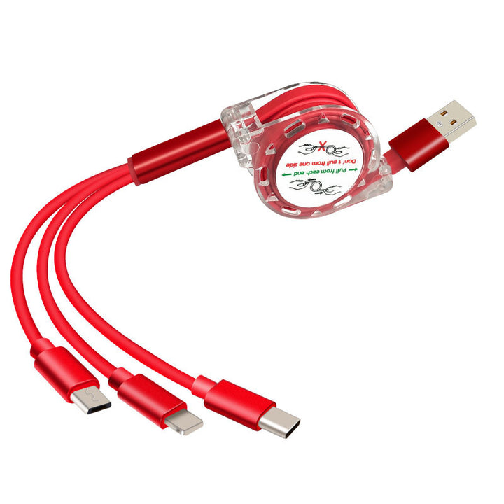 Retractable Micro b telescopic USB Charging